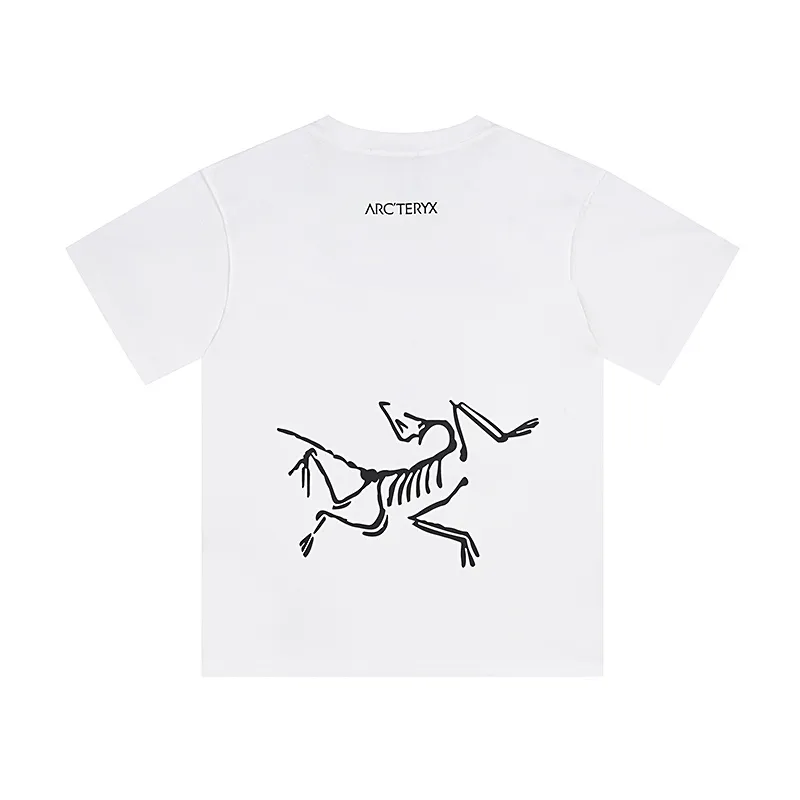 [ Ayc Teryx ] 2024FW T LOGO Premium 32s Same Style ：Black White Size：XS S M L